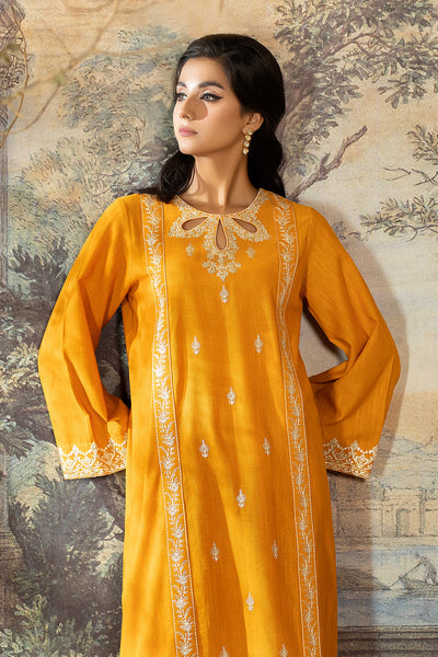 LW2-06 mustard Embroidered 2Pc